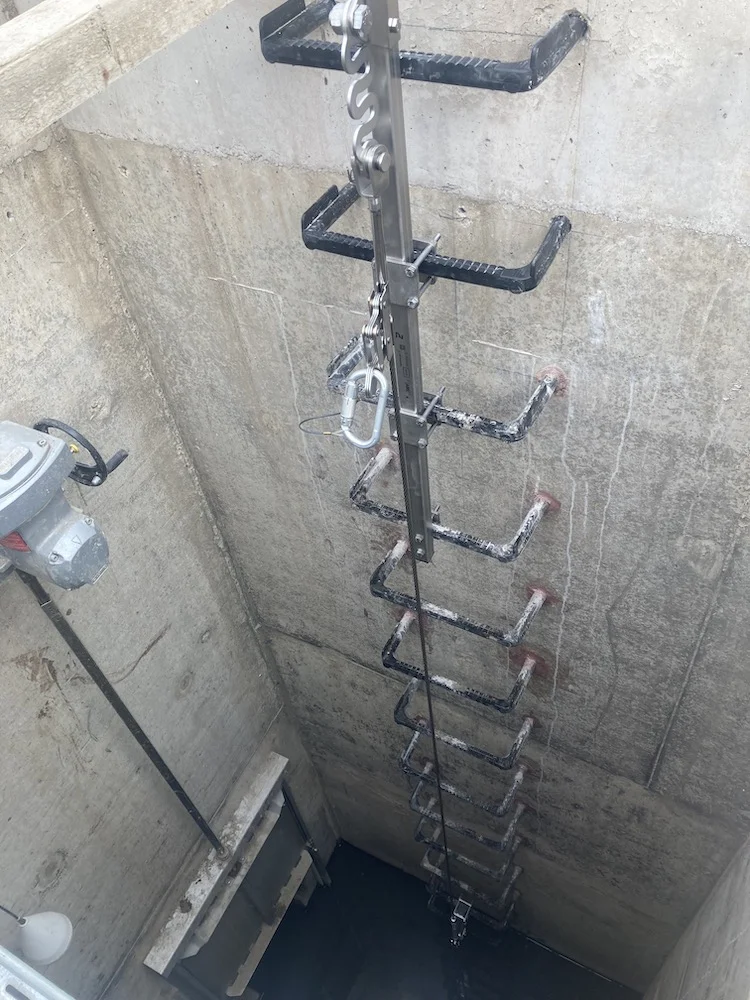 ligne de vie verticale echelle