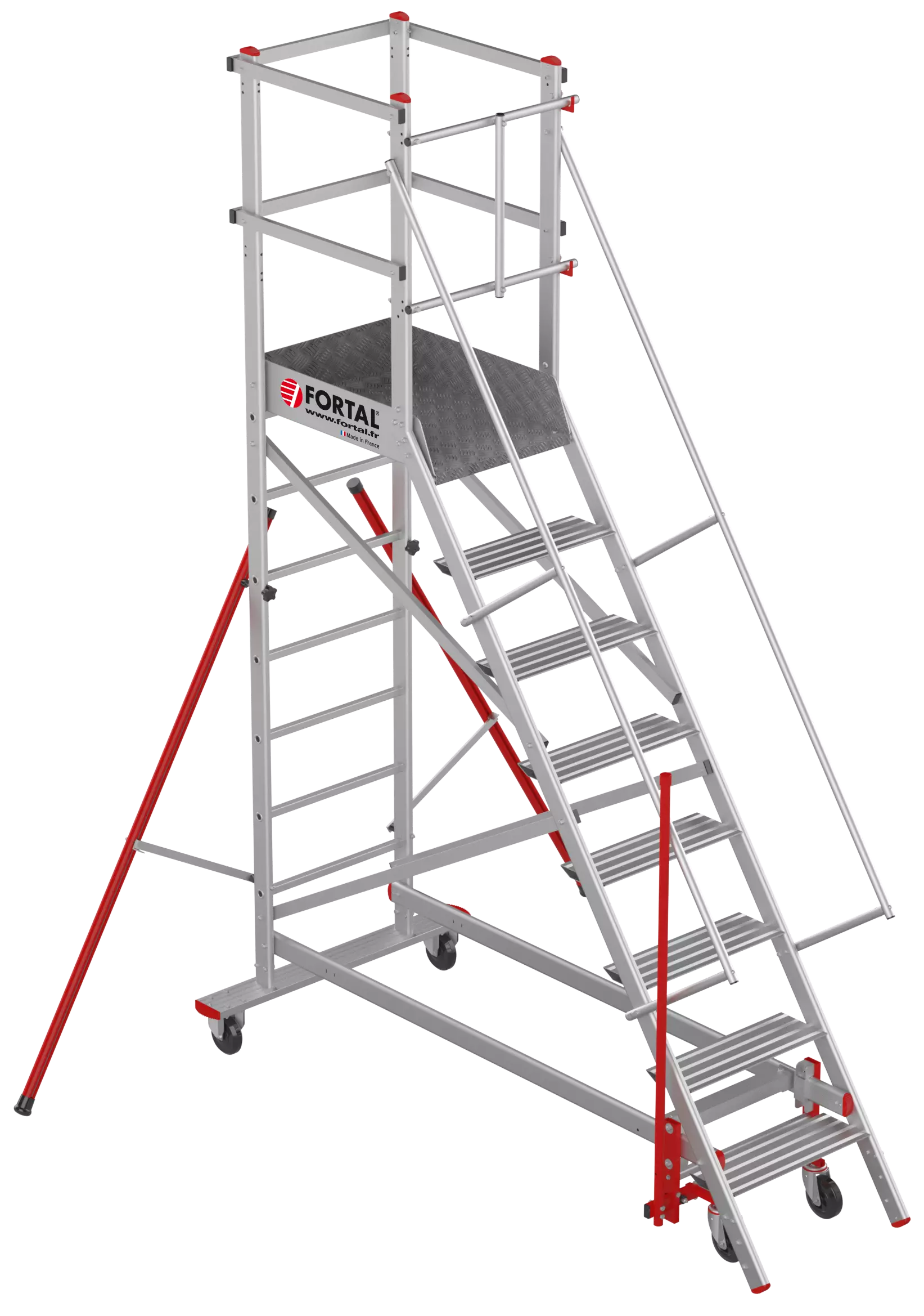 escabeau roulant monobloc emg 55