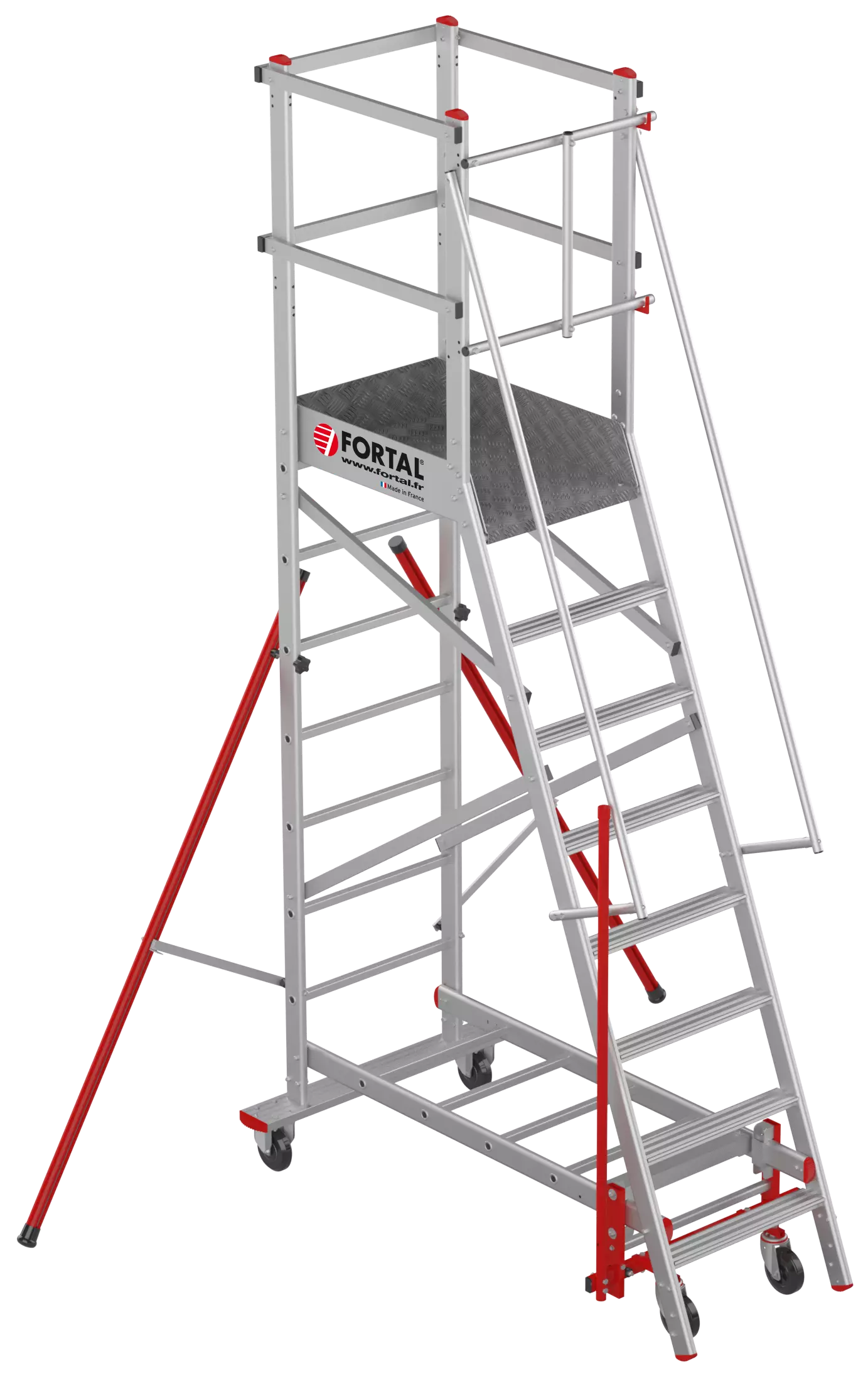 escabeau roulant monobloc emg 68